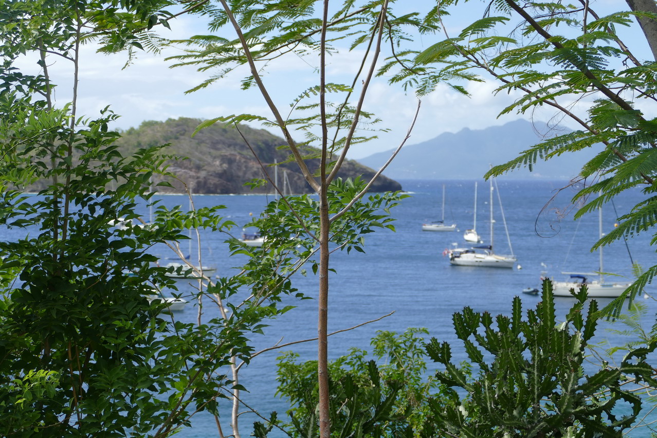 25. L'archipel des Saintes ; une des zones de mouillage