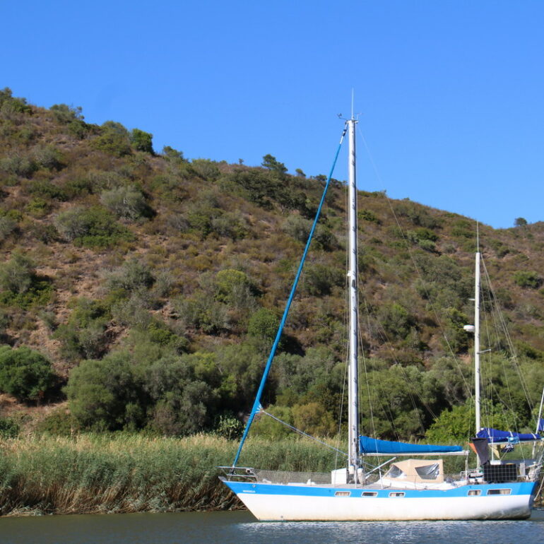 25. Le Guadiana, mouillage de Laranjeiras