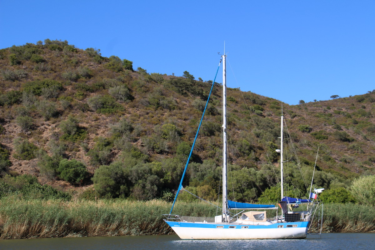 25. Le Guadiana, mouillage de Laranjeiras