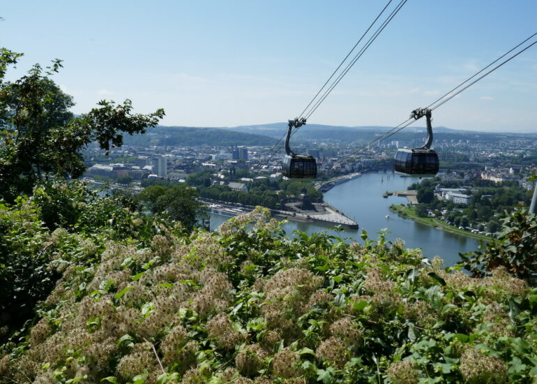 23. Koblenz, de la forteresse de Ehrenbreitstein