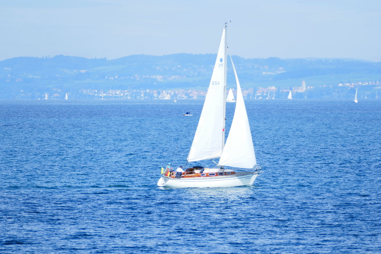 27. Le lac de Constance- sur le ferry vers Friedrichshafen