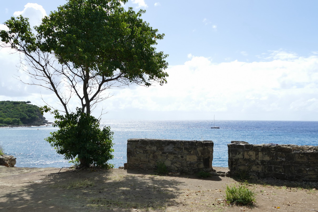 28. Antigua, English harbour, vue vers le large