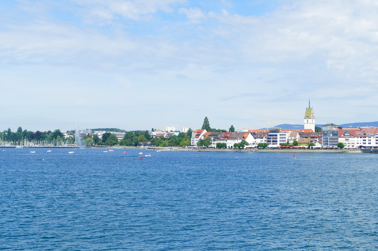 28. Le lac de Constance- sur le ferry vers Friedrichshafen
