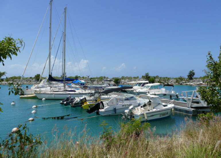 28. Marie-Galante ; Grand-Bourg, le petit port de plaisance