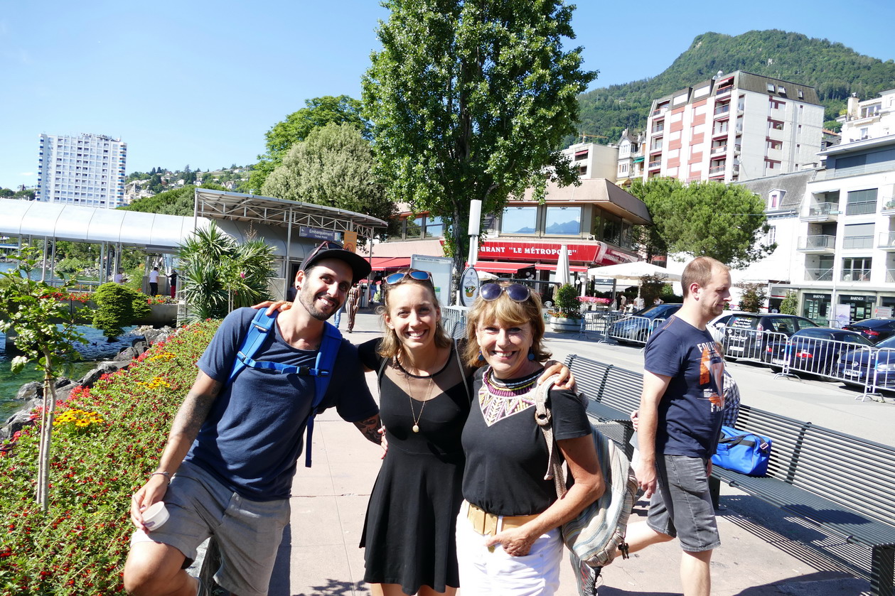 29. Lac Léman - Montreux, Natalia et Vincent, nos équipiers de navigation vers le Brésil en 2015