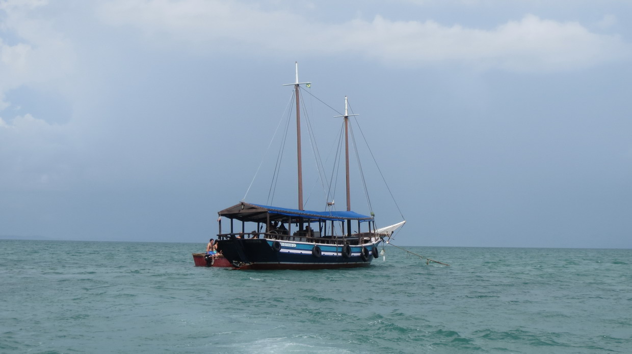 30. Baia de Todos os Santos, notre bateau d'un jour