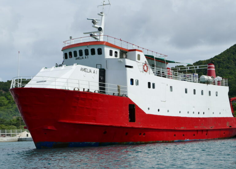 30. Un ferry de passage