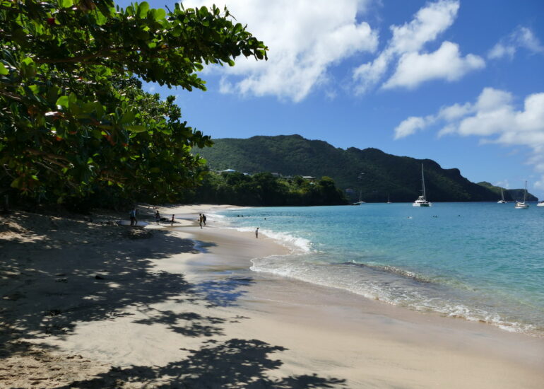 31. Bequia, Admiralty bay, Princess Margaret beach