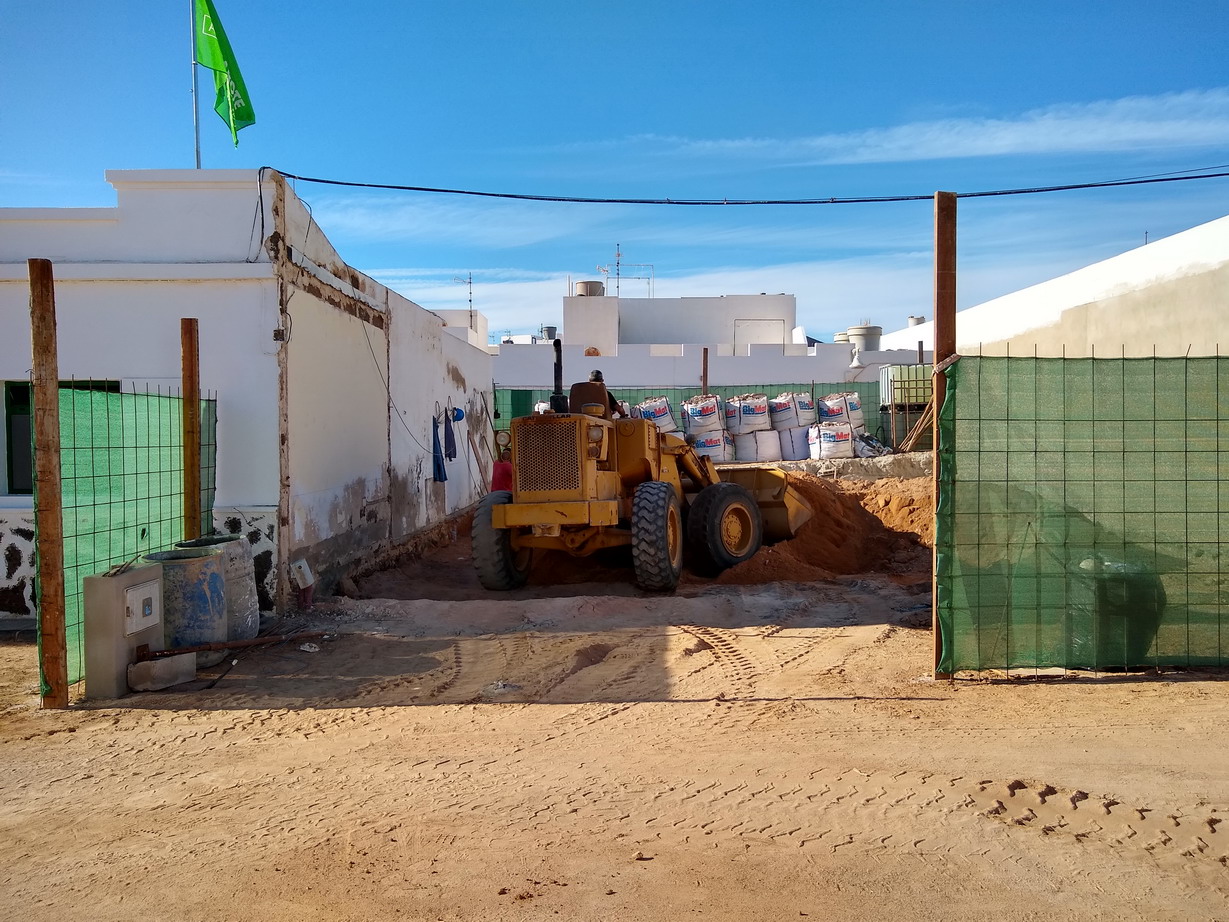 31. La Graciosa - la Caleta de Sebo, un chantier en cours