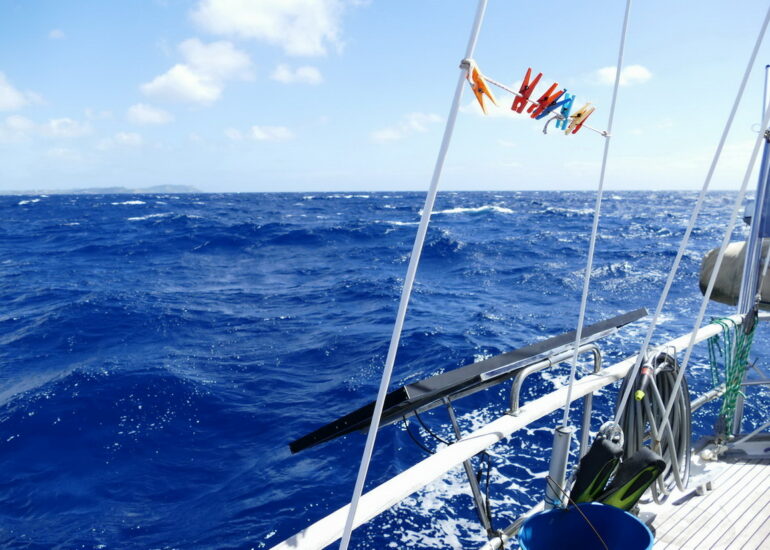 31. La mer est agitée au sud d'Antigua