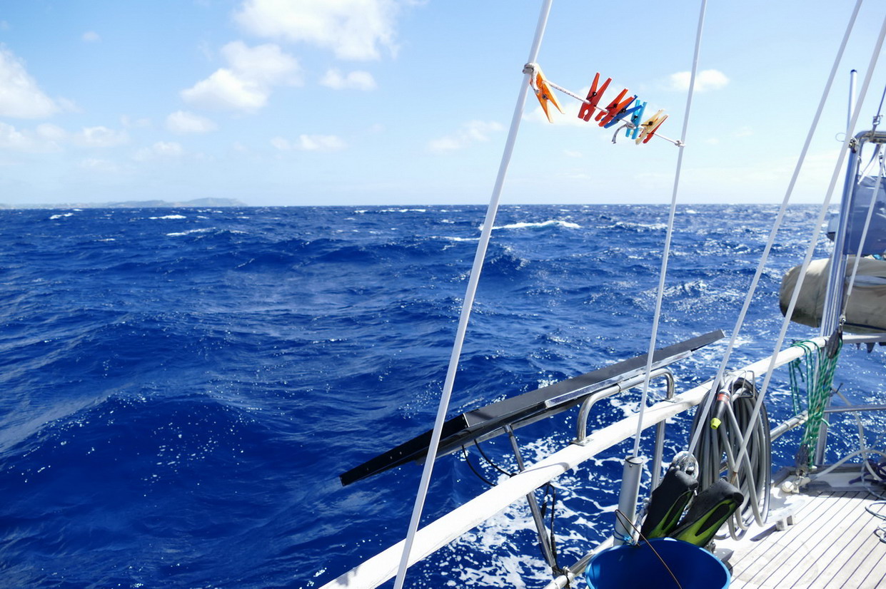 31. La mer est agitée au sud d'Antigua