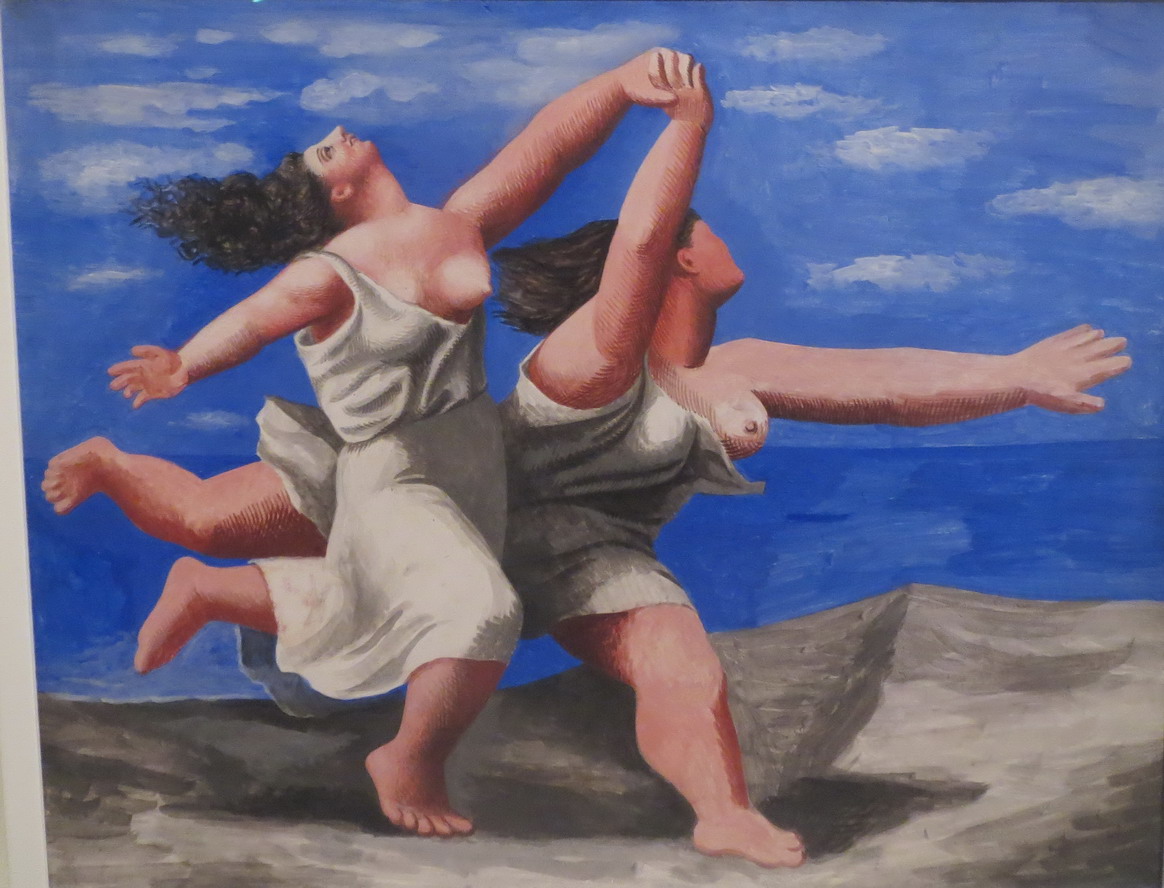 33. Picasso, expo à la Caixa cultural de Rio, deux femmes courant sur la plage