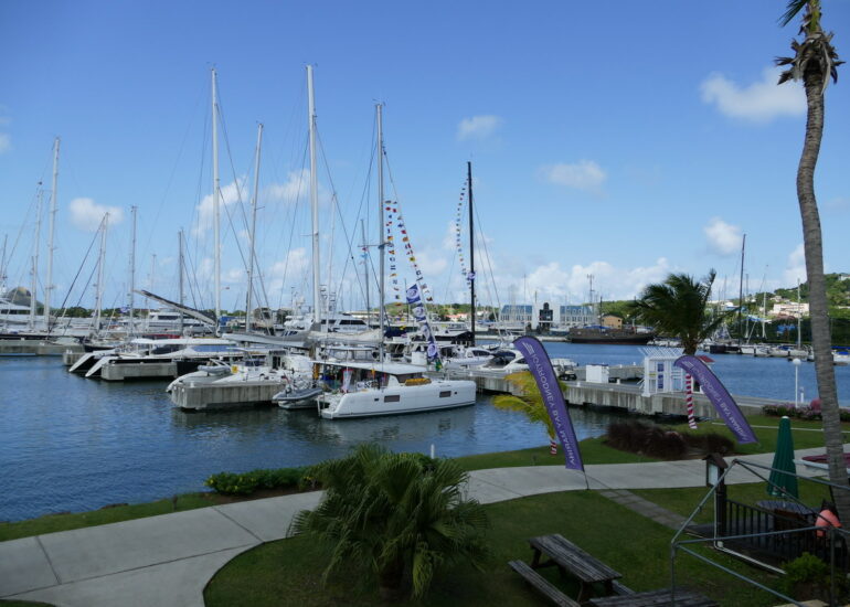 34. Ste Lucie, Rodney bay, la marina IGY qui accueille l'ARC
