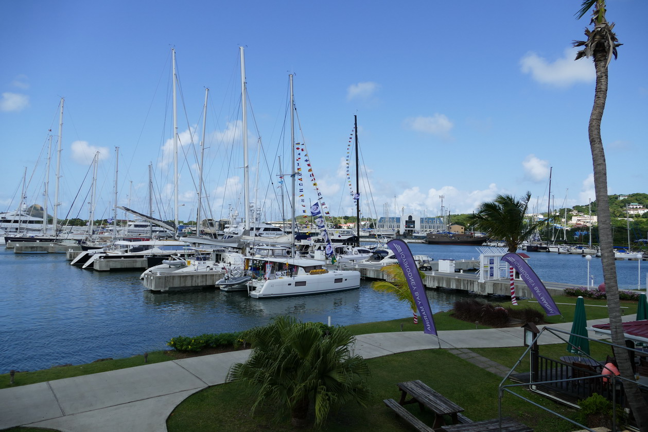 34. Ste Lucie, Rodney bay, la marina IGY qui accueille l'ARC