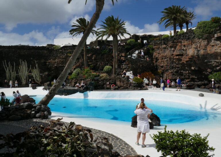 35. Lanzarote, los Jameos del Agua, des cavernes souterraines