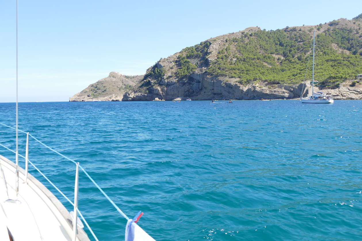 35. Le mouillage de'Albir sur la côte espagnole