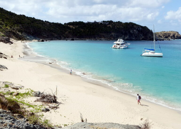 35. St Barth, la plage de Colombier