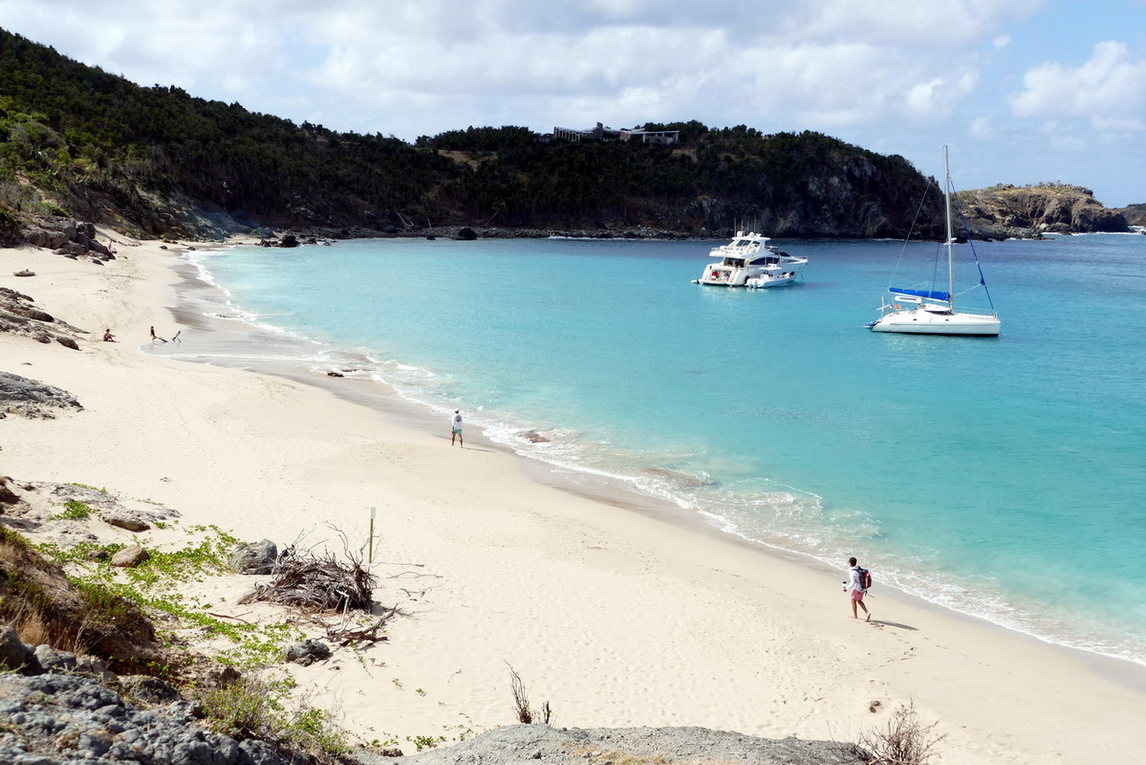 35. St Barth, la plage de Colombier