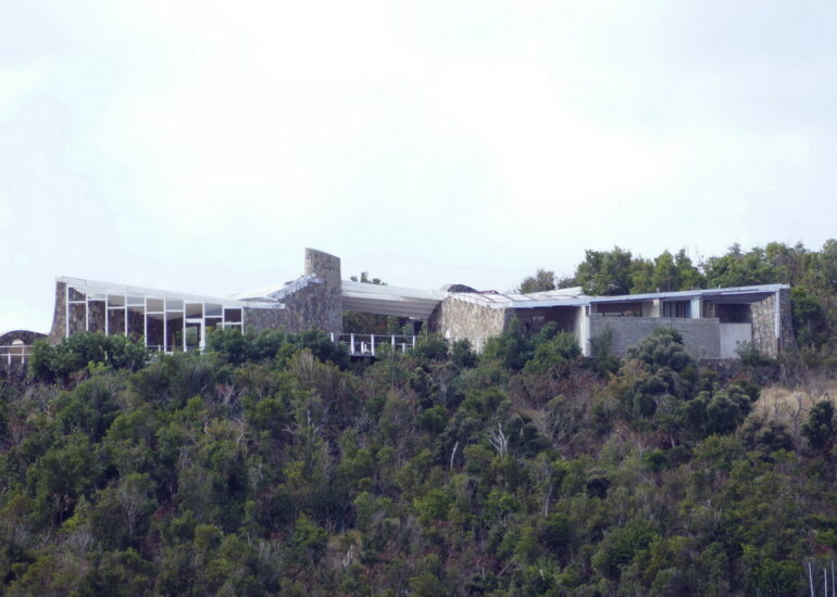 36. St Barth, l'anse de Colombier, la villa Rockfeller