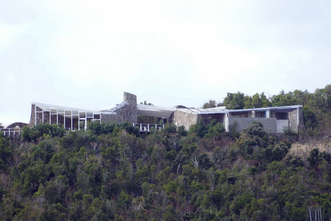 36. St Barth, l'anse de Colombier, la villa Rockfeller