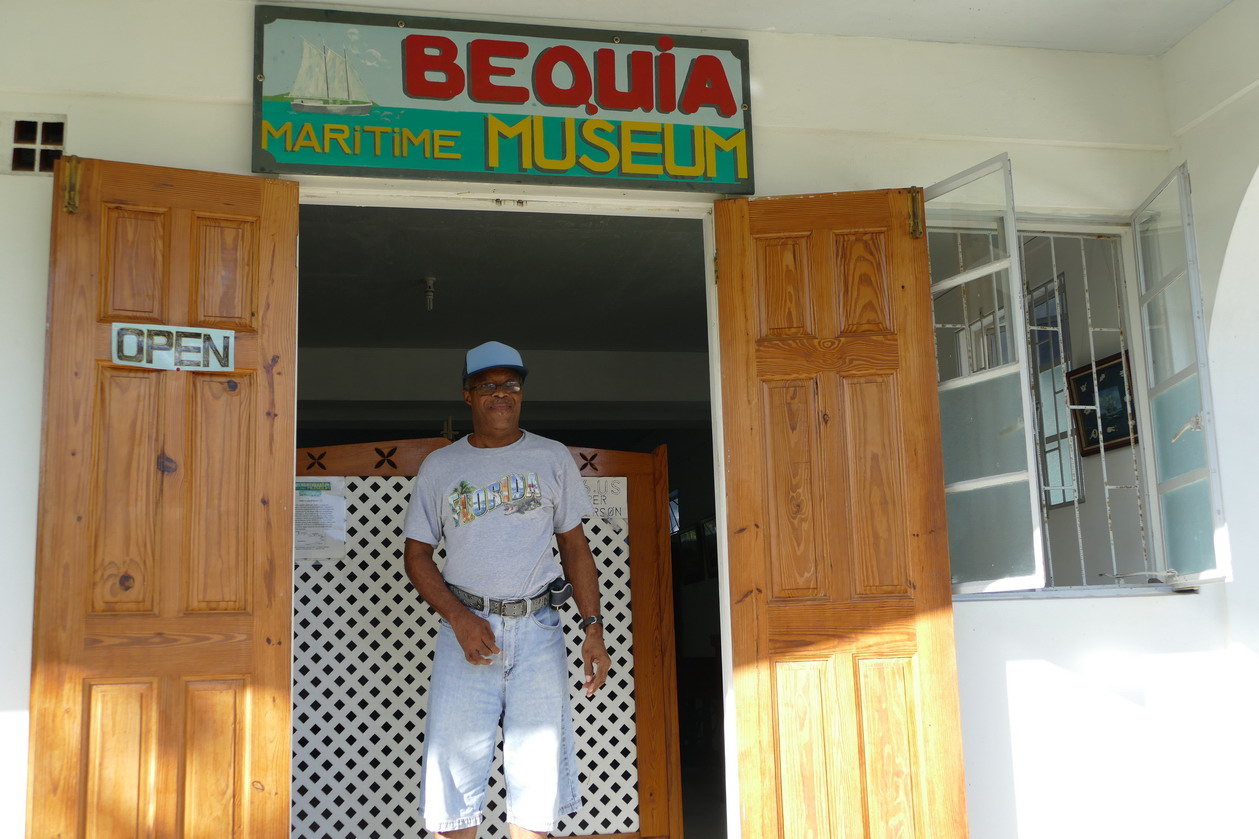 37. Bequia, Port Elisabeth, le petit musée de bateau modélisme de Lawson Sergent