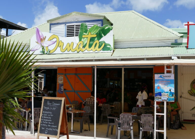 37. Marie-Galante ; Grand-Bourg, le restaurant Ornata le temps d'un déjeuner