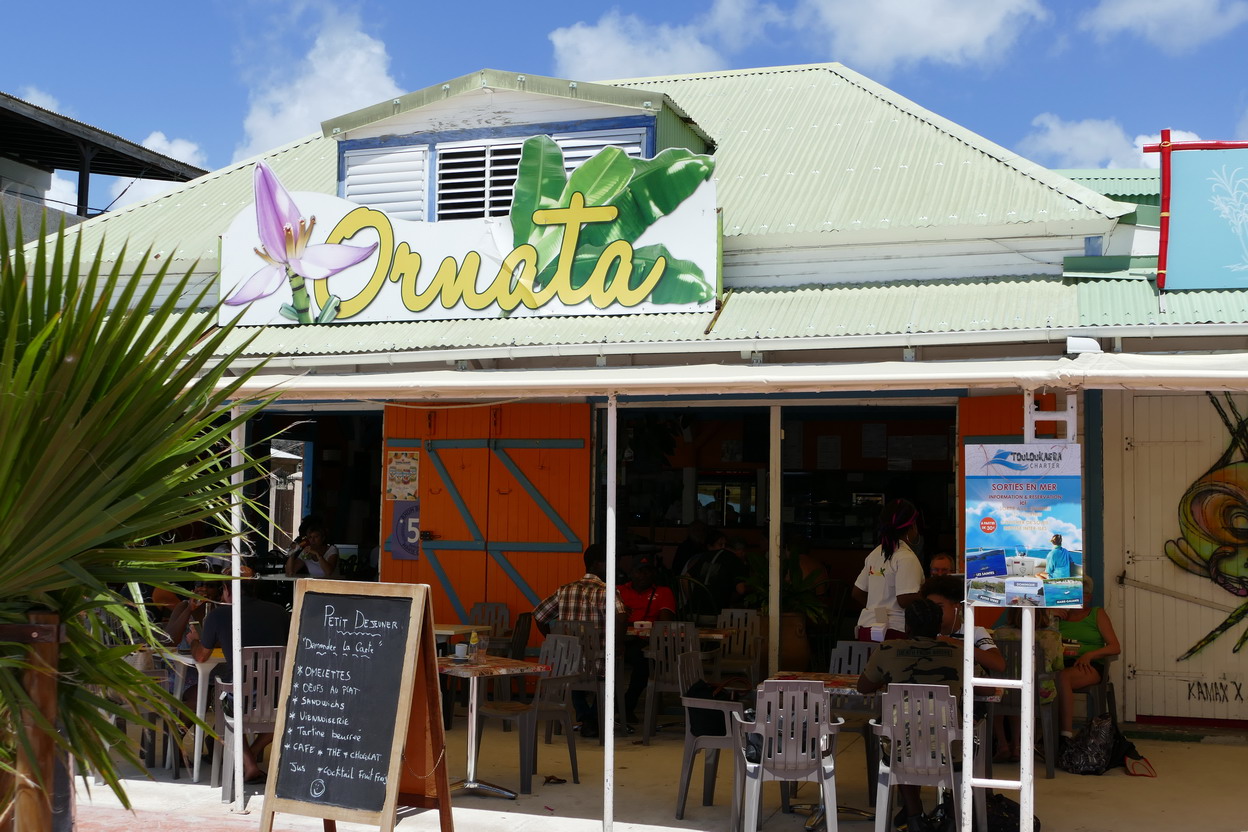 37. Marie-Galante ; Grand-Bourg, le restaurant Ornata le temps d'un déjeuner