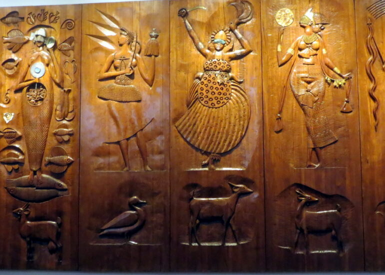 37. SdB, centre historique, musée afro-brésilien, divinités africaines