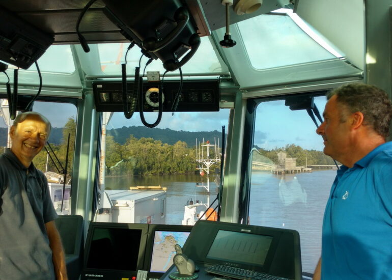 39. Visite du remorqueur avec Jean-Paul, le capitaine