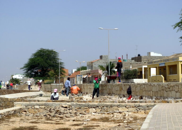 4. Vila do Maio, le front de mer en travaux