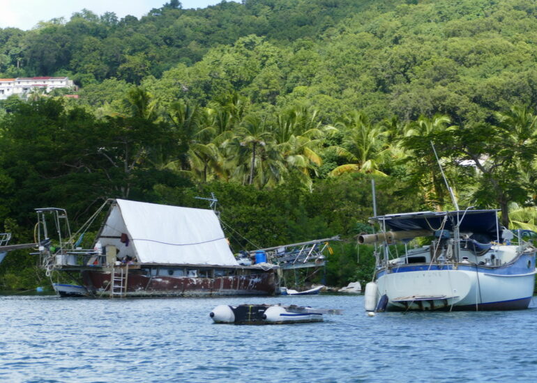 43. La Martinique, le Marin ; des caravanes flottantes