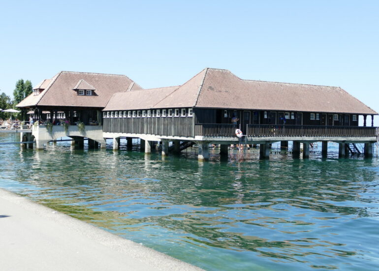 43. Le lac de Constance - rive sud, Rorschach, Badhütte