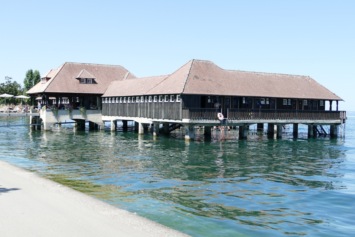 43. Le lac de Constance - rive sud, Rorschach, Badhütte