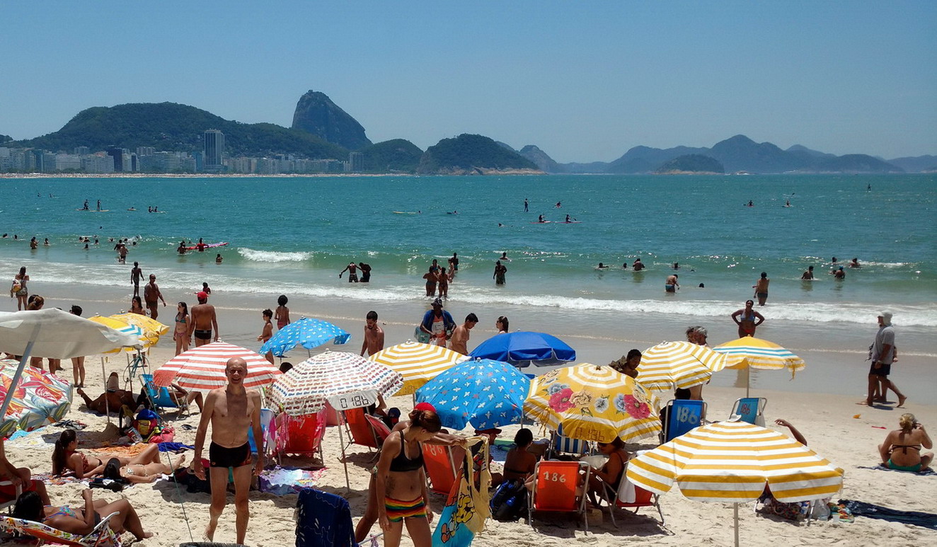 44. Plage de Copacabana, première baignade