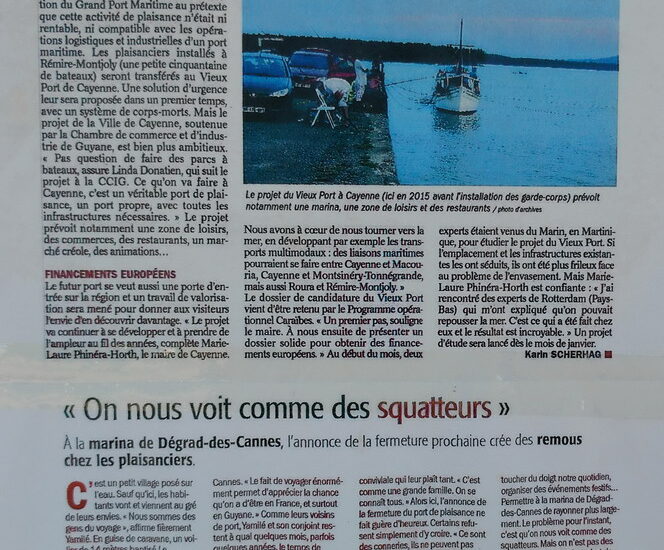 44. Projet de nouvelle marina à Cayenne