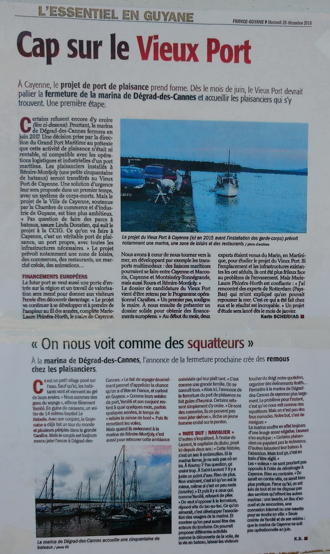 44. Projet de nouvelle marina à Cayenne