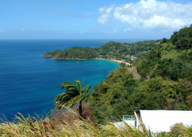 46. La baie de Castara sur la côte occidentale