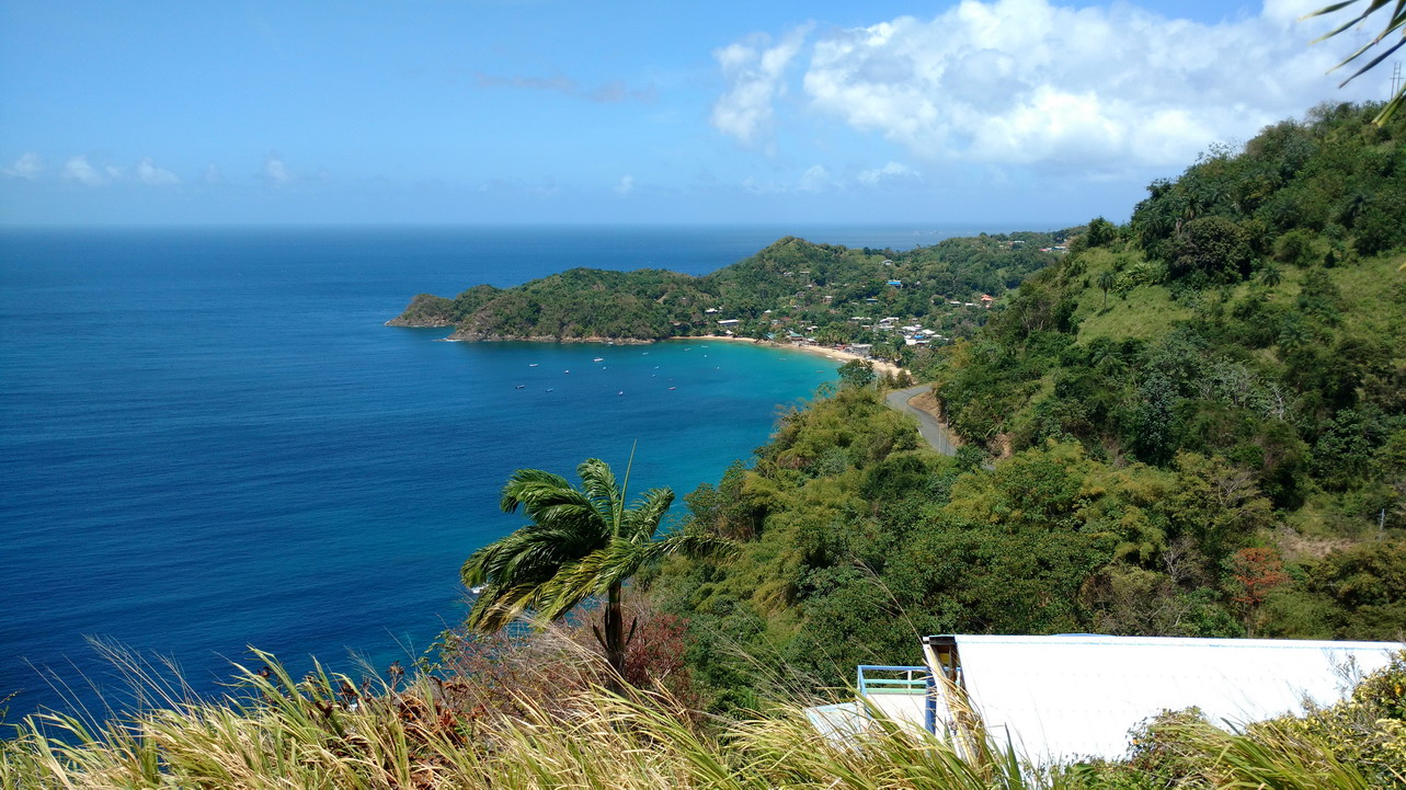 46. La baie de Castara sur la côte occidentale