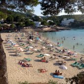 43. Ibiza, la plage de la cala de Portinatx