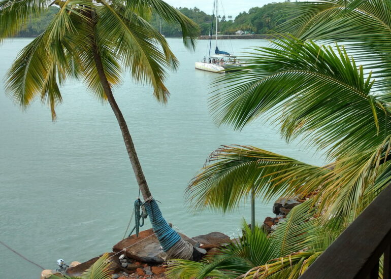 47. Île St Joseph, de la terrasse de la maison du gardien
