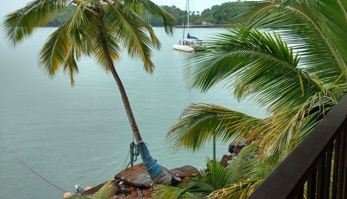 47. Île St Joseph, de la terrasse de la maison du gardien