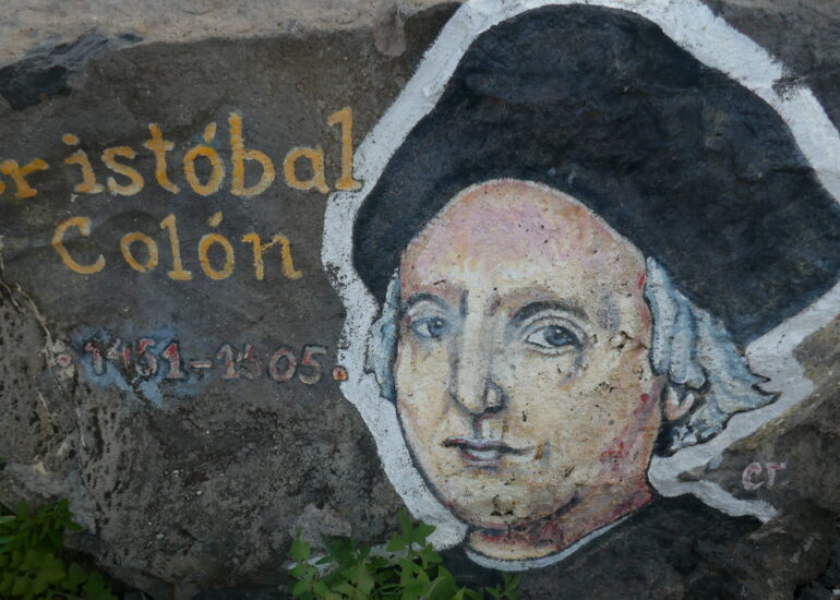50. Tenerife nord, San Andrés, peintures de célébrités sur rochers