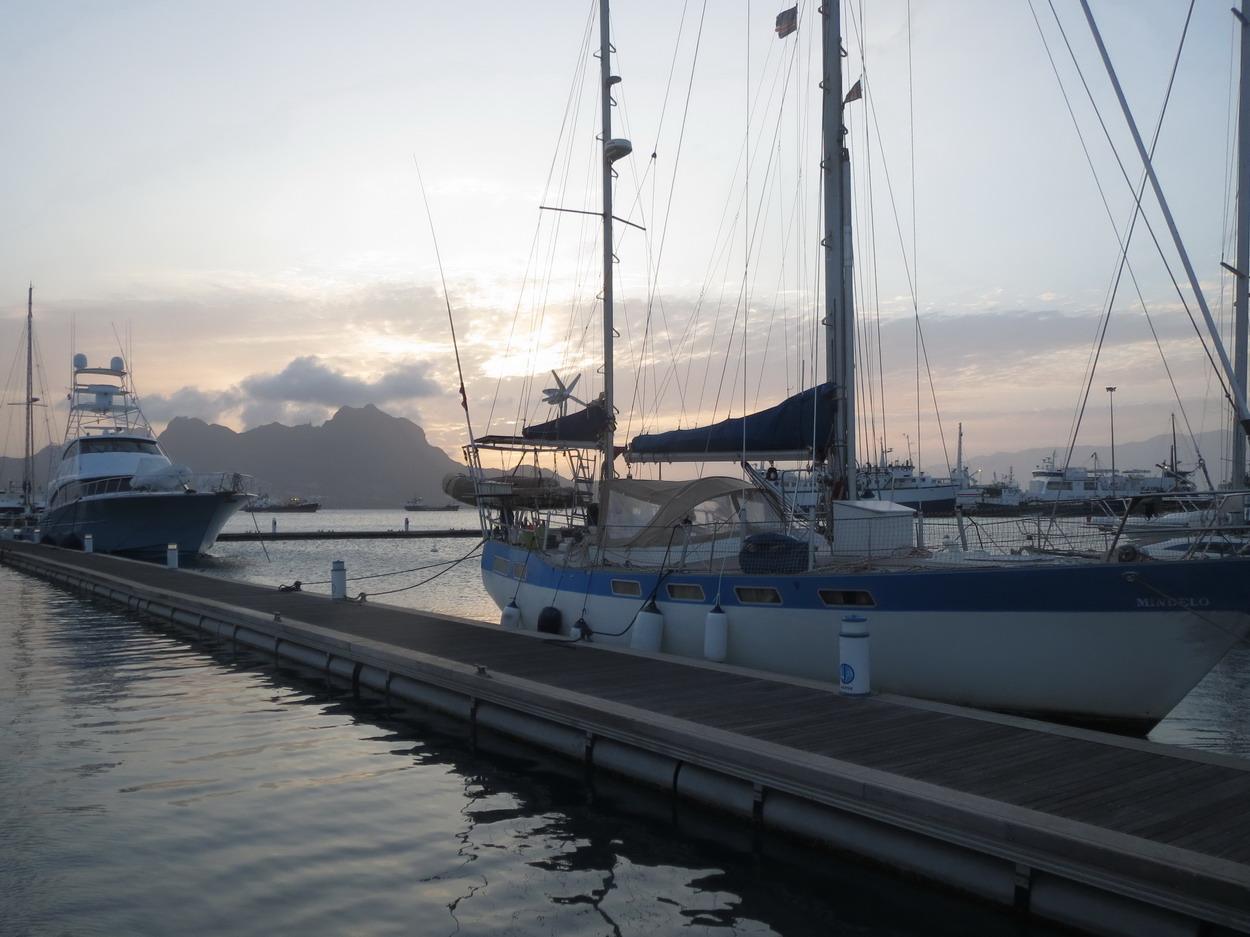 7. Mindelo à la marina de Mindelo quelques jours avant le grand départ