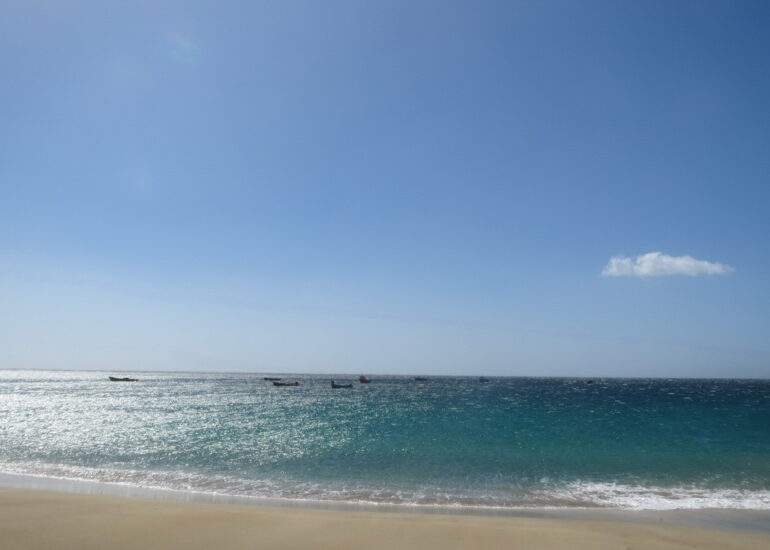 8. La baia de Sao Pedro et ses pêcheurs marqueront le début effectif de notre transat