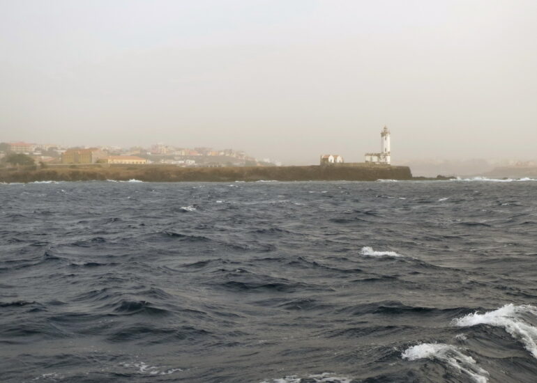 7. Praia, nous quittons la rade
