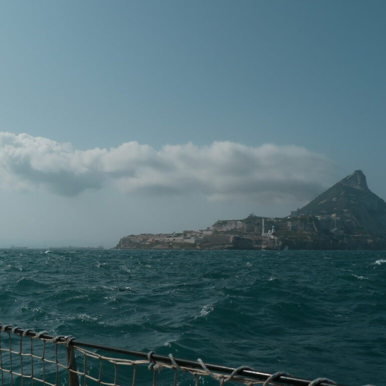 24. La forme caractéristique du rocher de Gibraltar