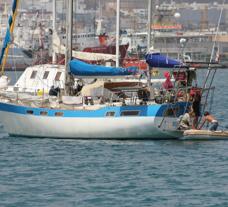 7. Las Palmas, devant la plage d'Alcaravaneras