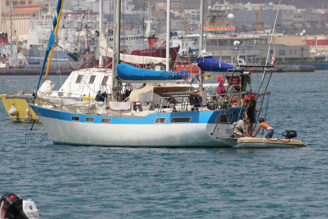 7. Las Palmas, devant la plage d'Alcaravaneras