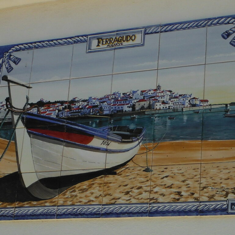 22. Algarve, Ferragudo, juste en face de Portimao