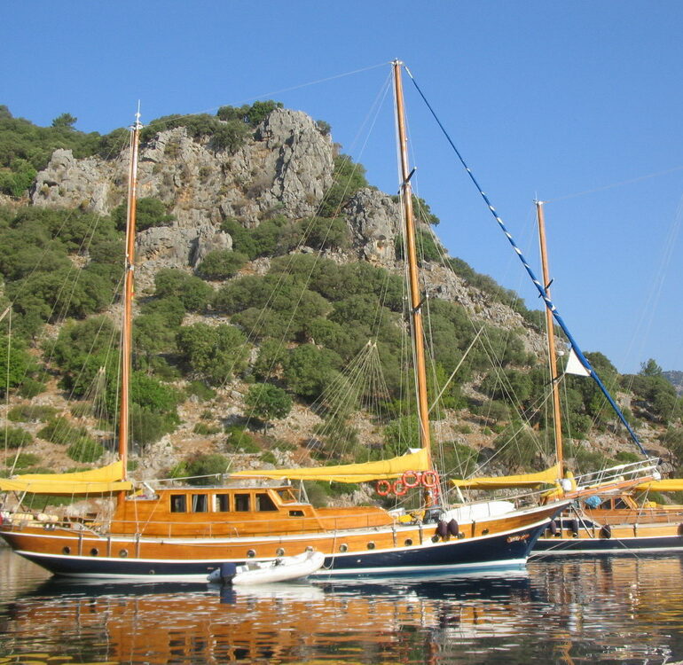 26. Skopea limani, terre de navigation entre les îles, et ses gülets